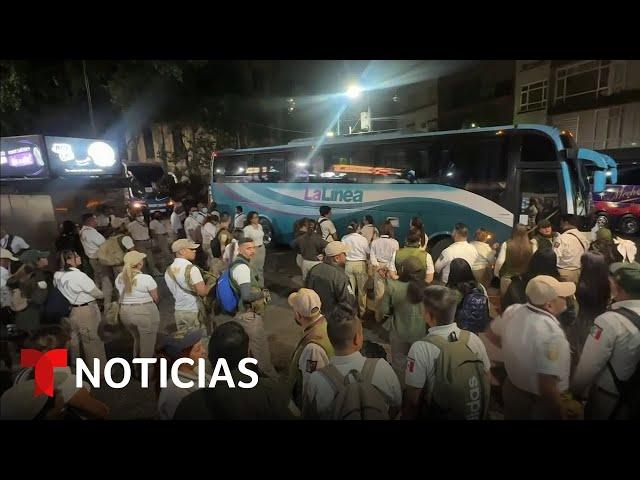 Desalojan campamento de migrantes en Ciudad de México | Noticias Telemundo