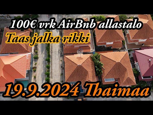 Esittelyssä 100€ vrk AirBnb Uima-allastalo - Sattui Taas Urheilutapaturma 19.9.2024 Thaimaa