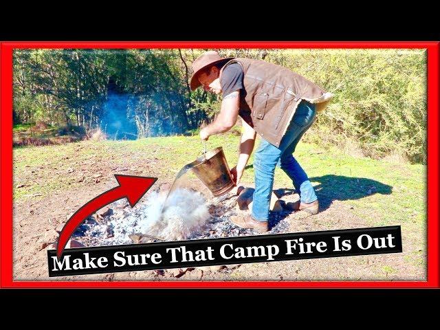 How To Put A Campfire Out - ( Campfire Safety Is Important )