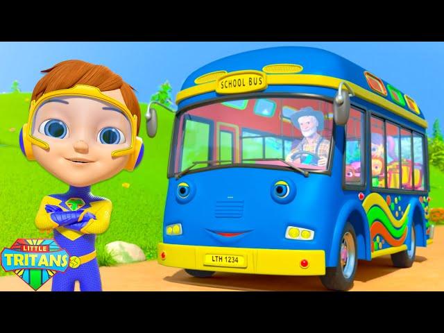 Wheels On The Bus Nursery Rhyme & Kids Song by Little Tritans