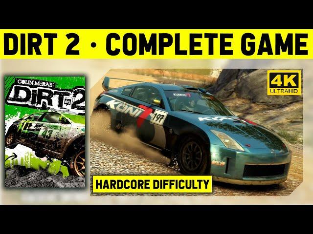 COLIN MCRAE DIRT 2 - FULL 100% GAME - HARDCORE DIFFICULTY - 4K