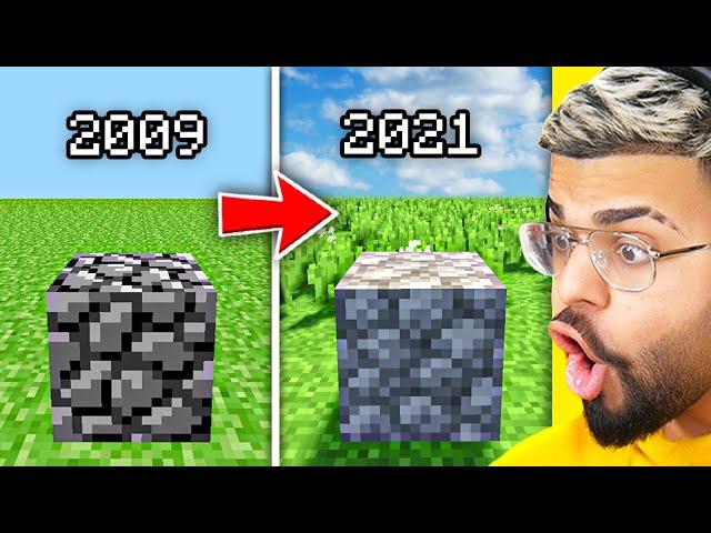 THE EVOLUTION OF MINECRAFT.. (2009 - 2021)