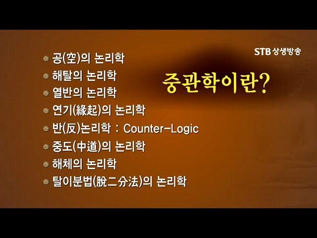 동국대 김성철 교수 강의, 중관학이란 무엇인가, 여덟가지 정의, 공 해탈 열반 탈이분법