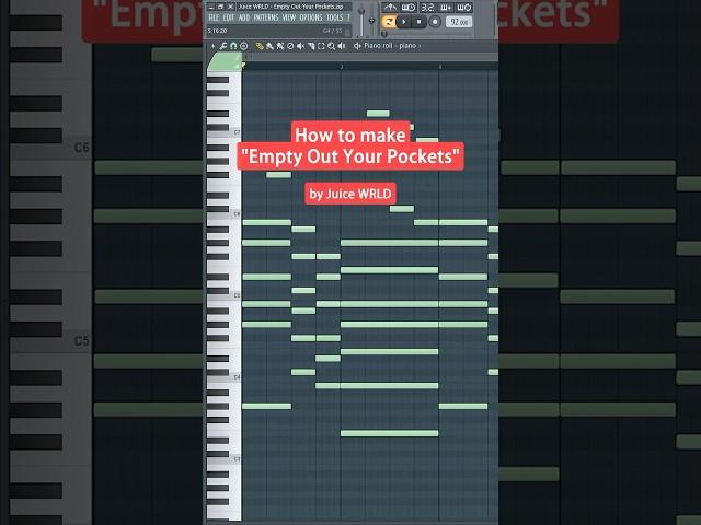 How to make "Empty Out Your Pockets" by Juice WRLD in FL Studio