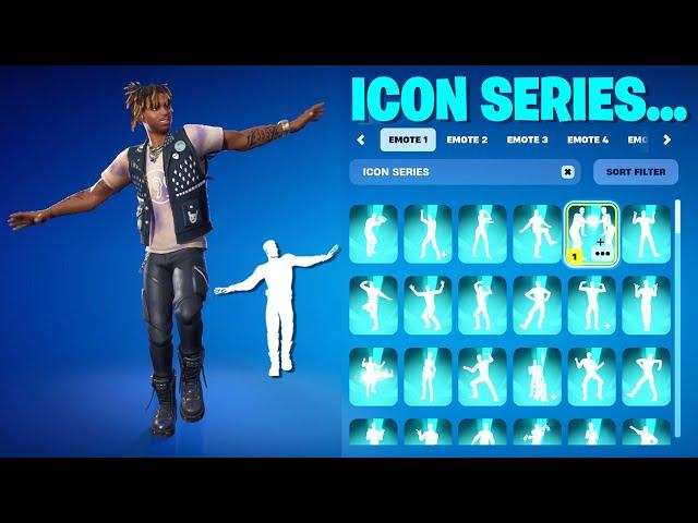 ALL FORTNITE ICON SERIES DANCES & EMOTES