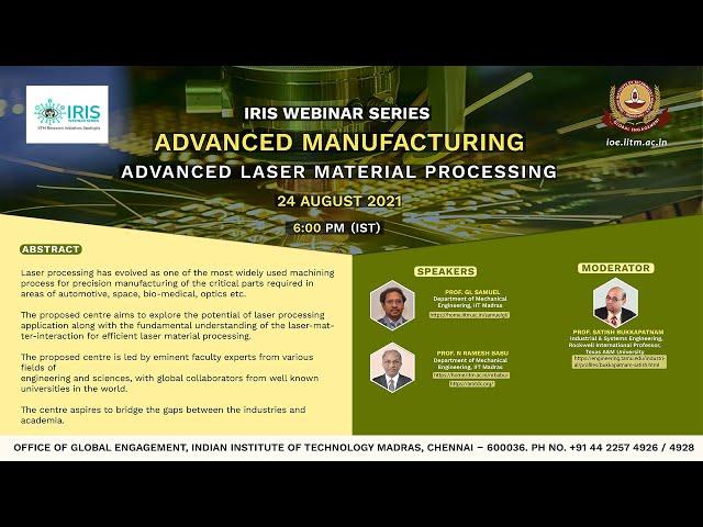 Advanced Laser Material Processing