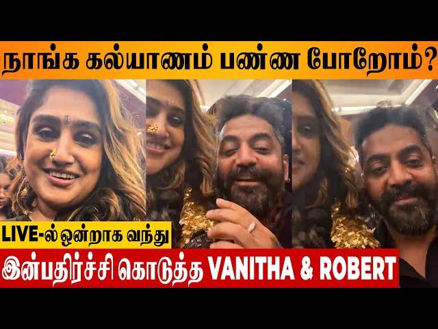 Vanitha & Robert Master 1st Time Reveals Truth About Marriage  | Mr & Mrs Movie Announcement Video