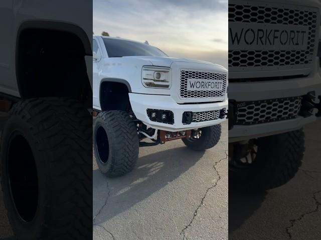 What would you change on this truck? #chevy #gmc #diesel #liftedtrucks #stance #offroad