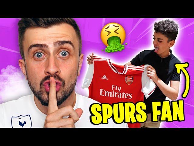 PRANKING my TOTTENHAM FAN BROTHER with an ARSENAL SHIRT!