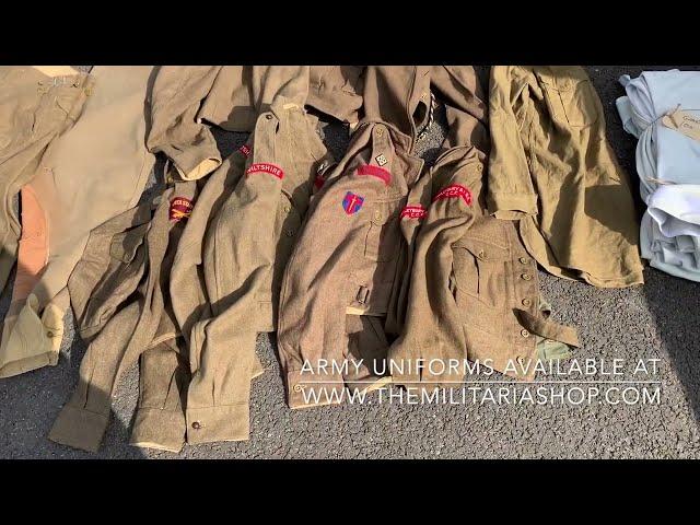 British & US WW2 Army Uniforms - The Militaria Shop   HD 1080p