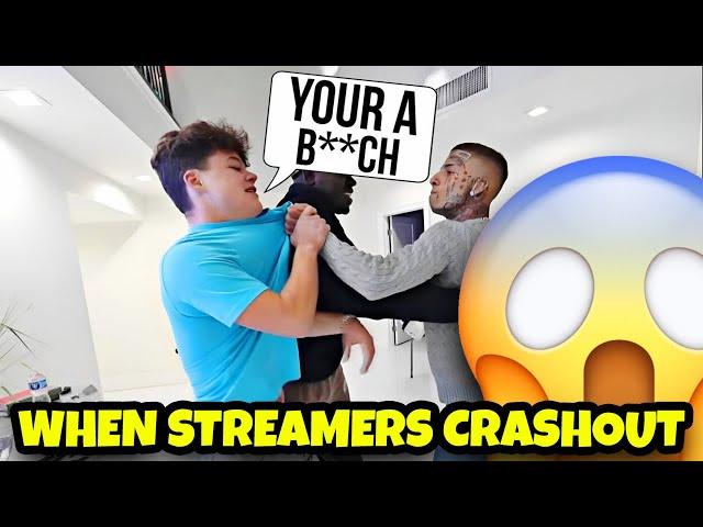 When Streamers CRASHOUT On LIVE (Reaction)