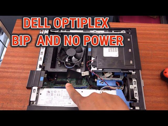 How To Fix Dell OptiPlex Short Bip And No Power Issue !