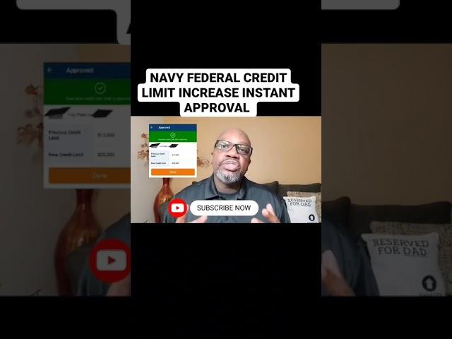 NAVY FEDERAL CREDIT LIMIT INCREASE INSTANT APPROVAL HACK