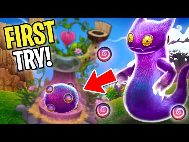 HOW TO BREED GHAZT FIRST TRY IN MY SINGING MONSTERS!