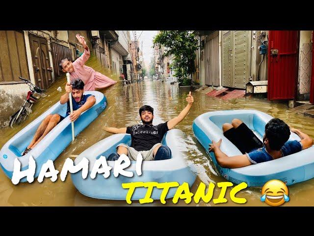 Faisalabad me tofani barish ️||Or Titanic ke maze ️