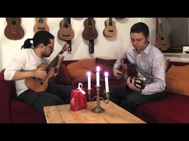 Eduard Ebel: Leise rieselt der Schnee (ukulele & guitar)