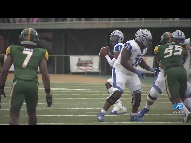 Hampton wins big over Norfolk State in Battle of the Bay 37-7