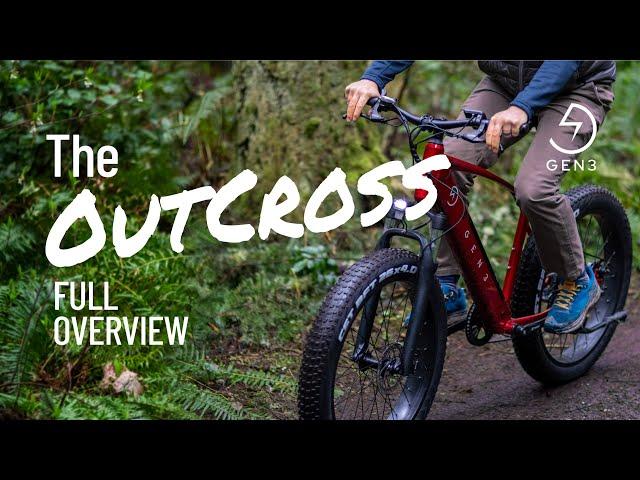 GEN3 - The OutCross Fat Tire Electric Bike Full Overview - ELM106