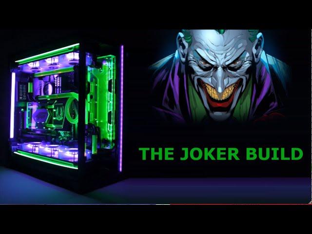 JOKER Custom Liquid Cooled Gaming Computer! | Build Process | DC Comic Batman Joker Themed | CGC