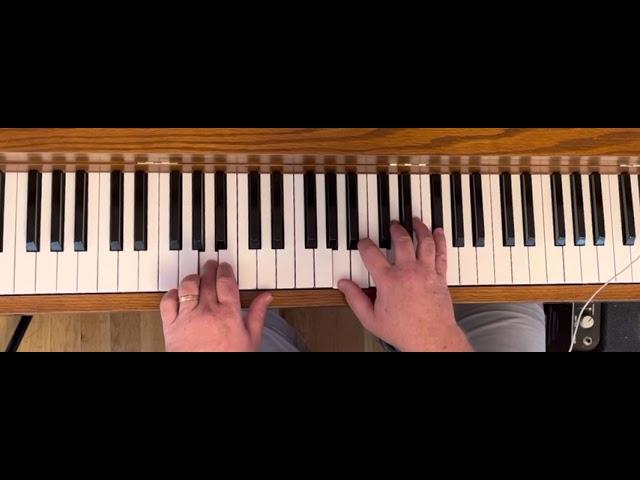 Brian Wilson - Funky Pretty (overhead piano cover)