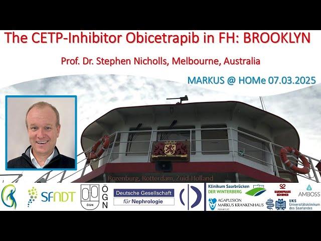 The CETP-Inhibitor Obicetrapib in FH: BROOKLYN - Prof. Dr. Stephen Nicholls (Melbourne, Australia)