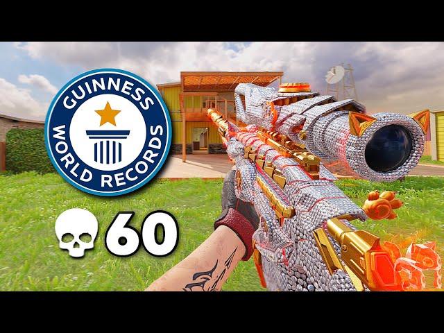 WORLD RECORD 60 Kills in Front Line in COD Mobile with a SNIPER!