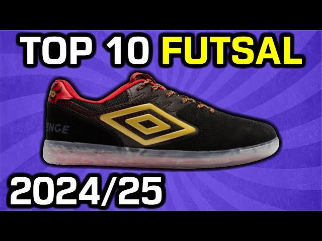 Top 10 MELHORES chuteiras FUTSAL 2024/25 - Camisas e Chuteiras