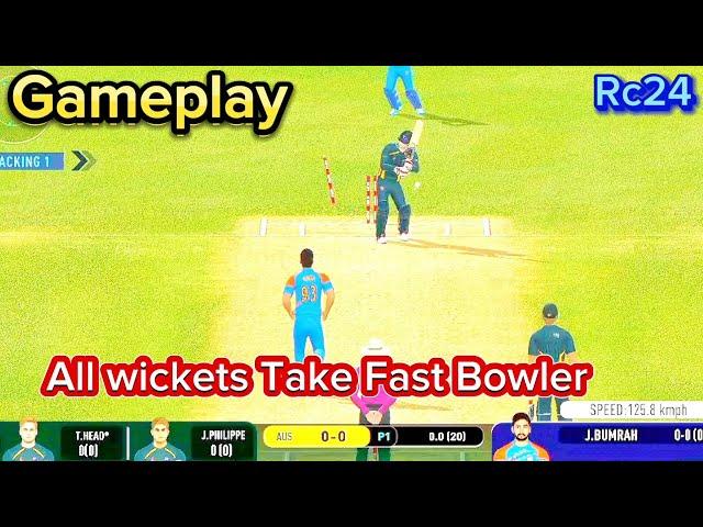 ALL Wickets Take Fast Bowler | Fast Bowling Tips Real Cricket 24 | Gameplay