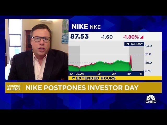 Nike reports mixed earnings, postpones investor day