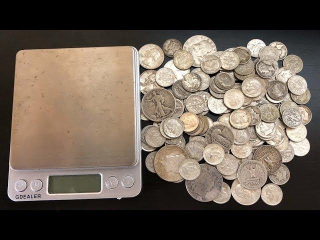 How to Measure Constitutional Silver in Ounces (Weighing Junk Silver)
