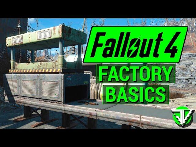 FALLOUT 4: How To Build SIMPLE FACTORY with Contraptions DLC! (Manufacture Weapons, Armor and More!)