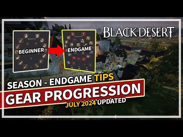 Black Desert Gear Progression from Beginner to End Game - July 2024 Updated