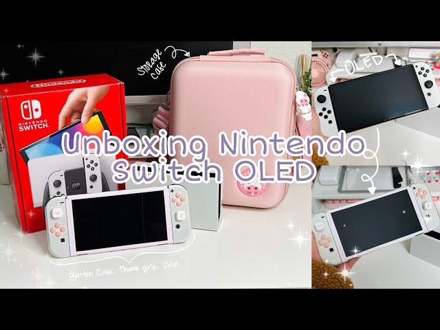 Unboxing Nintendo Switch OLED [in White] + Accessories