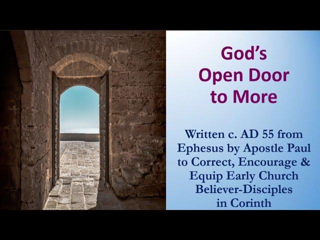 MCWC - 09.08.2024 - God's Open Door to More - Part 2