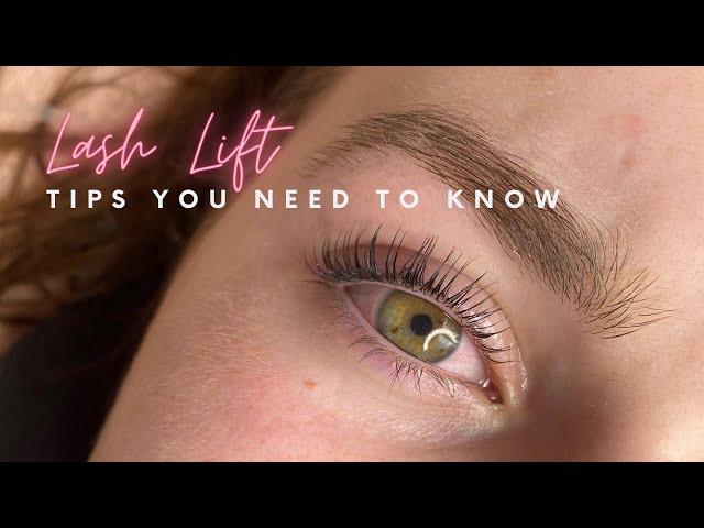 Lash lift tips & tricks