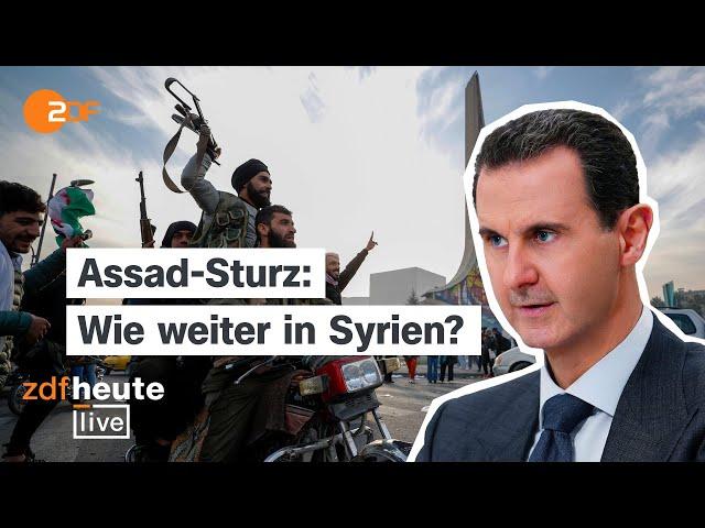 Rebellen verkünden Einnahme von Damaskus, Machthaber in Syrien abgesetzt | ZDFheute live