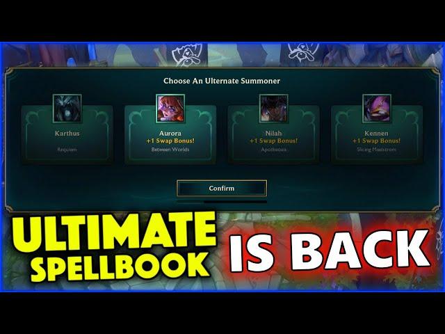 ULTIMATE SPELLBOOK is BACK LOL FUN Montage 2024 #312