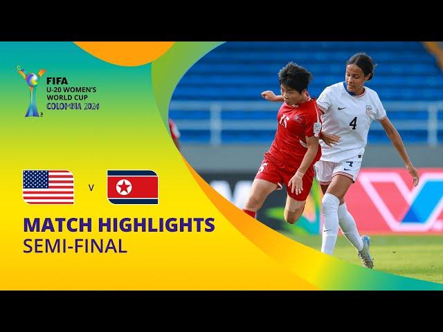 USA v Korea DPR | FIFA U-20 Women's World Cup Colombia 2024 | Match Highlights