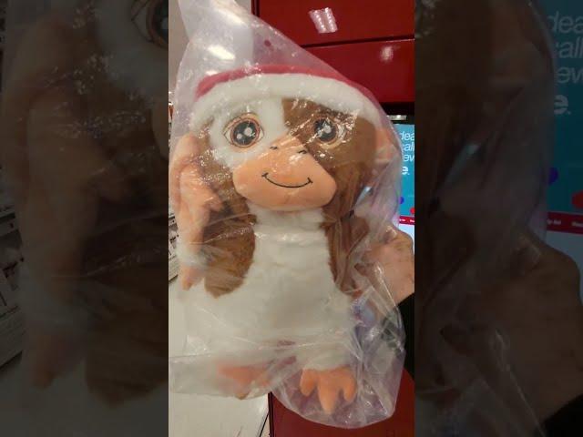 CHRISTMAS FANS - GREMLINS GIZMO 13" PLUSH WITH SANTA HAT $34.99 - NECA COLLECTIBLES - KIDROBOT TOYS