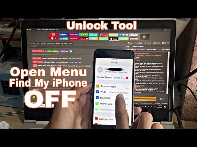 [Unlock Tool] Open Menu FMI OFF Permanent iPhone 6 to 15Pro Max Full Guide