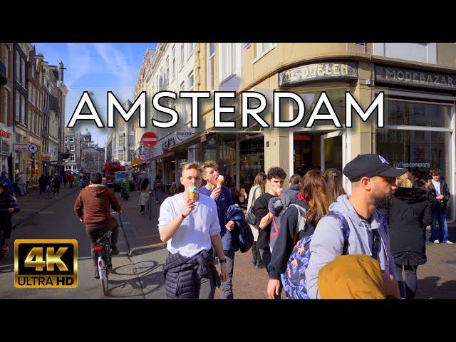 Amsterdam The Beautiful Dutch Capital  Spring 2024 ️ 4K HDR Walking Tour