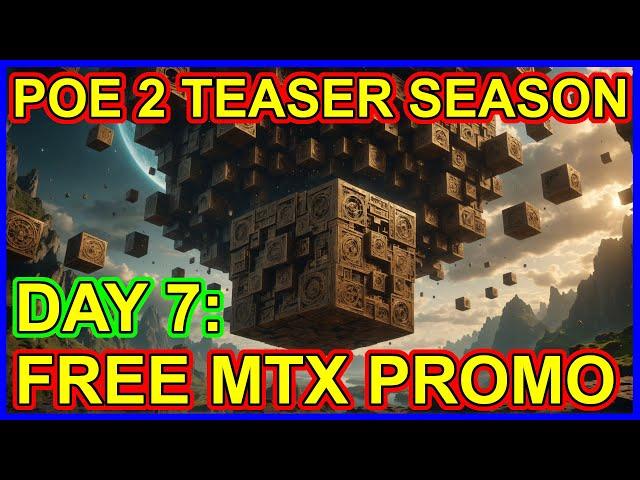 POE 2 Teasers Day 7: Free MTX Promotion. IRL Valdo Puzzle Boxes? Path of Exile 2