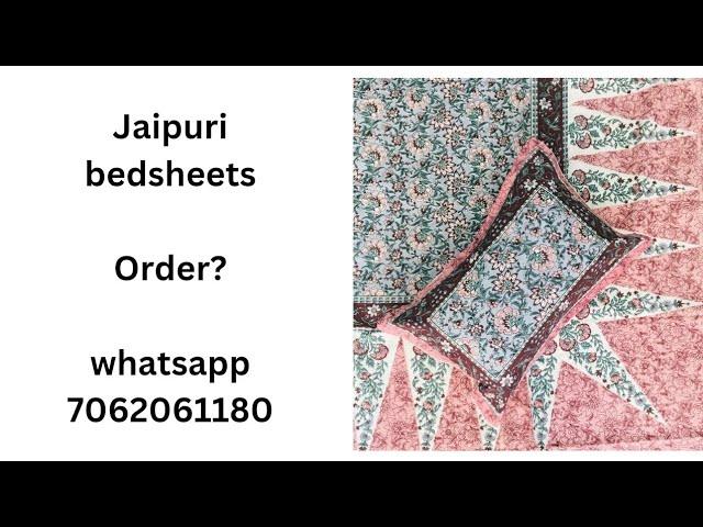 Jaipuri Bedsheet