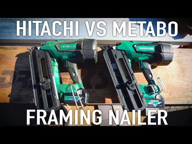Hitachi VS Metabo Framing Nailguns Comparison || Dr Decks