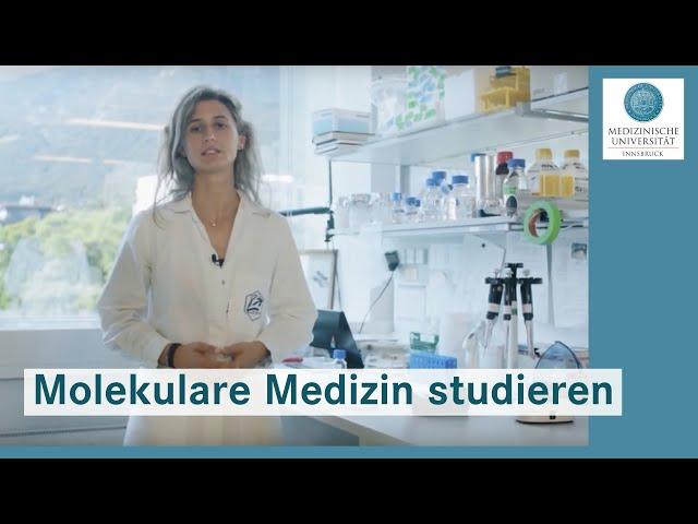 Molekulare Medizin studieren an der Medizinischen Universität Innsbruck