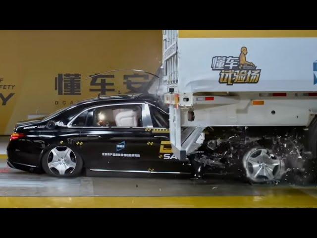 Fatal Crash Test: Maybach vs Tesla vs Toyota vs BMW