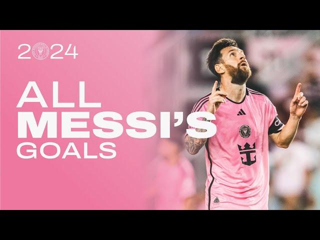 All 2024 Goals by Lionel Messi: Pure Magic from the GOAT 