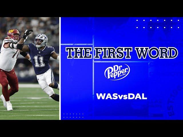 Dr Pepper First Word: #WASvsDAL | Dallas Cowboys 2025