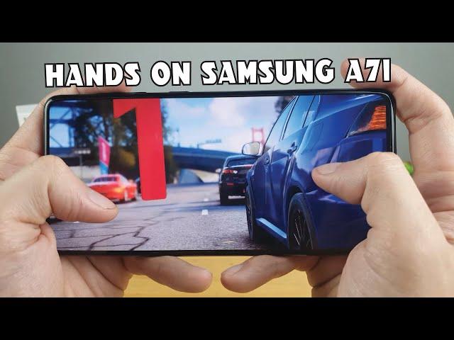 Samsung A71 Hands on | Test display, camera, test game PUBG, Free Fire