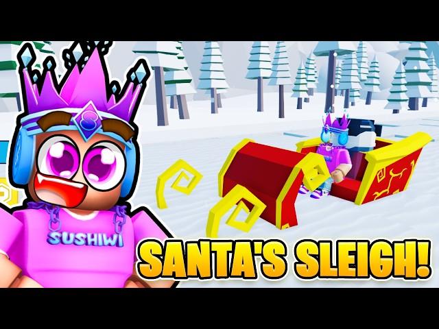 I Bought SANTAS SLEIGH & Got 5,012,451 SNOW in Roblox Snow Shoveling Simulator!